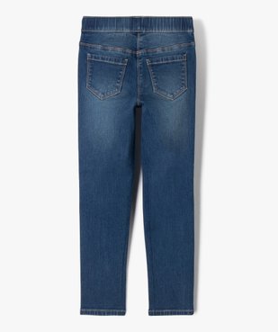 Jegging délavé avec taille ajustable fille vue6 - GEMO 4G FILLE - GEMO