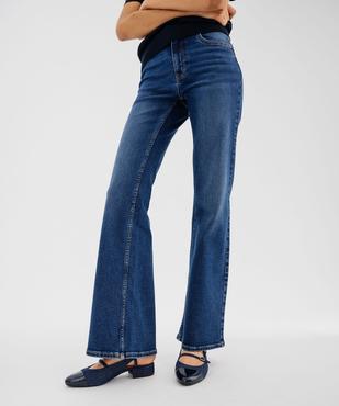 Jean flare taille haute femme - LuluCastagnette vue2 - LULU CASTAGNETTE GEMO FOR GOOD - GEMO