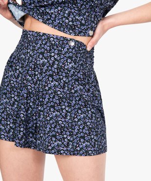 Bas de pyjama femme à motifs fleuris – LuluCastagnette vue2 - LULUCASTAGNETTE - GEMO