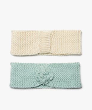 Bandeaux cheveux bébé fille en maille pailletée (lot de 2) vue1 - GEMO(BEBE DEBT) - GEMO