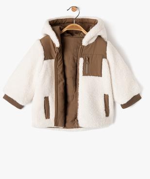 Blouson à capuche chaud et réversible bébé garçon vue2 - GEMO 4G BEBE - GEMO