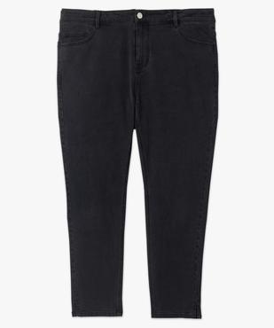 Pantacourt en jean stretch coupe slim taille normale femme grande taille vue4 - GEMO (G TAILLE) - GEMO