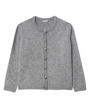 Gilet lainage avec col rond et boutons fantaisie femme grande taille vue4 - GEMO (G TAILLE) - GEMO