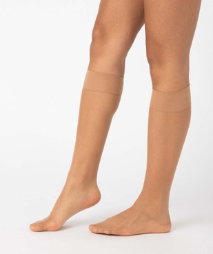 Mi-bas femme infaillibles transparents (lot de 2) vue1 - GEMO(HOMWR FEM) - GEMO