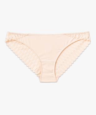 Culotte en dentelle et microfibre femme vue4 - GEMO 4G FEMME - GEMO