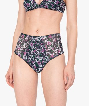 Culotte femme taille haute en tulle imprimé – LuluCastagnette vue1 - LULUCASTAGNETTE - GEMO