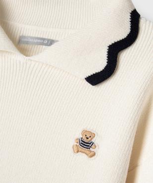 Pull à col fantaisie fille - LuluCastagnette vue2 - LULUCASTAGNETTE - GEMO