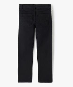 Pantalon garçon uni coupe Slim extensible  vue3 - GEMO 4G GARCON - GEMO