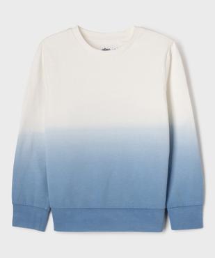 Sweat en maille French Terry coloris dégradé garçon vue1 - GEMO (ENFANT) - GEMO