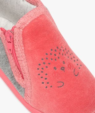 Chaussons bébé fille avec motif hérisson vue6 - GEMO C4G BEBE - GEMO
