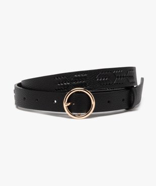 Ceinture grainée à tresses et boucle ronde femme vue1 - GEMO (ACCESS) - GEMO