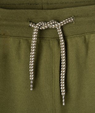 Bermuda en maille à taille élastiquée garçon vue2 - GEMO (JUNIOR) - GEMO