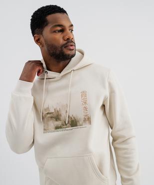 Sweat à capuche imprimé homme vue2 - GEMO 4G HOMME - GEMO