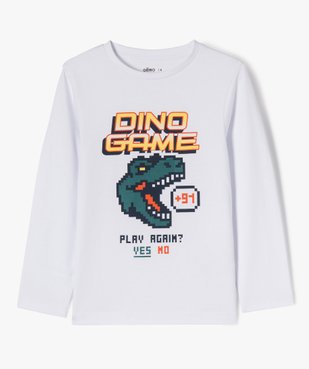 Tee-shirt à manches longues imprimé garçon vue1 - GEMO 4G GARCON - GEMO