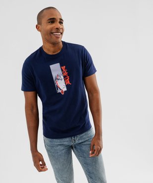 Tee-shirt manches courtes en coton imprimé devant et dos homme - Bleach vue2 - GEMO (HOMME) - GEMO