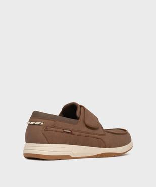 Mocassins confort fermeture scratch homme vue4 - G'FLEX - GEMO