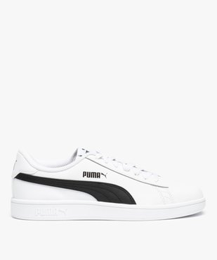 Baskets homme dessus cuir bicolore – Puma Smash vue1 - PUMA - GEMO