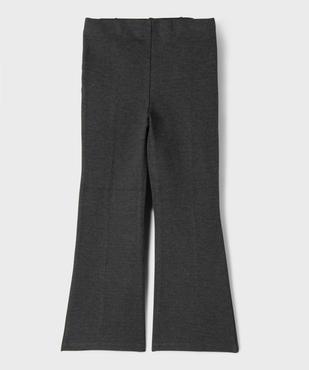 Pantalon en maille coupe flare fille vue4 - GEMO 4G FILLE - GEMO
