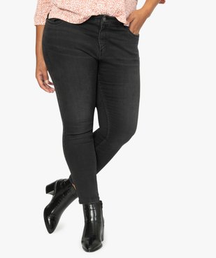 Jean femme grande taille coupe Slim 4 poches extensible vue1 - GEMO (G TAILLE) - GEMO