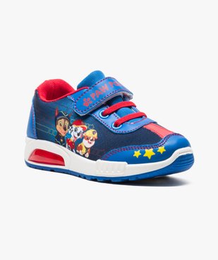 Baskets en toile avec motif et semelle clignotante - Pat Patrouille vue2 - PAT PATROUILLE - GEMO