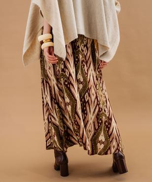 Jupe longue trapèze fluide femme vue4 - GEMO(FEMME PAP) - GEMO