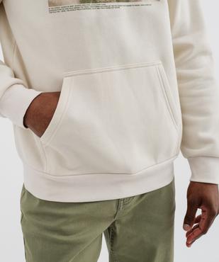 Sweat à capuche imprimé homme vue5 - GEMO 4G HOMME - GEMO