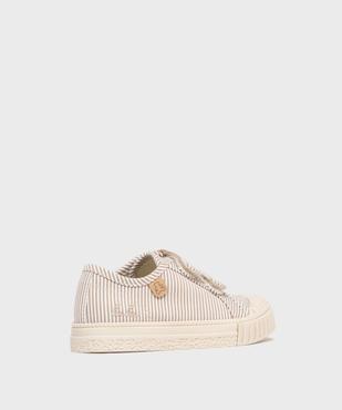 Tennis en toile à scratch et bout recouvert garçon - LuluCastagnette vue4 - LULUCASTAGNETTE - GEMO