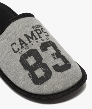 Chaussons homme mules plates en jersey – Camps United vue6 - CAMPS UNITED - GEMO