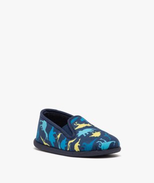Chaussons garçon pantoufles à imprimé dinosaure vue2 - GEMO 4G GARCON - GEMO