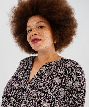 Chemise imprimée en viscose femme grande taille vue2 - GEMO 4G GT - GEMO