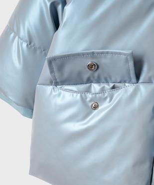 Doudoune à capuche bébé fille vue3 - GEMO(BEBE DEBT) - GEMO