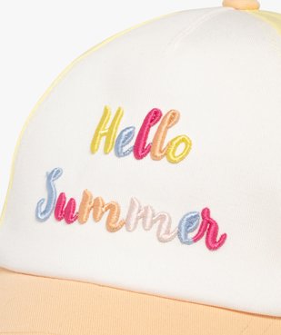 Casquette tricolore avec inscription brodée fille vue3 - GEMO(BEBE DEBT) - GEMO