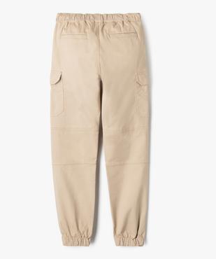 Pantalon jogger coupe cargo garçon - Camps United vue3 - CAMPS - GEMO