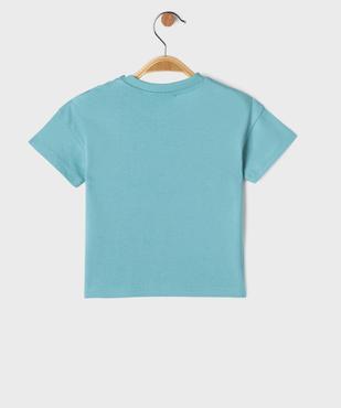 Tee-shirt manches courtes en jersey de coton imprimé Buzz l'Éclair bébé garçon - Disney Baby vue3 - TOY STORY - GEMO