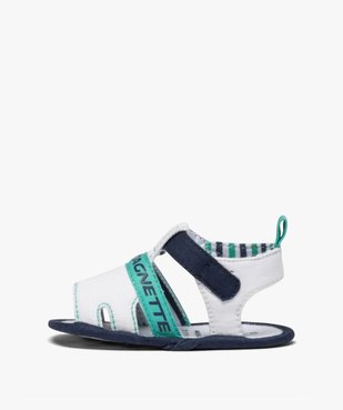 Sandales bébé garçon en toile - LuluCastagnette vue3 - LULUCASTAGNETTE - GEMO