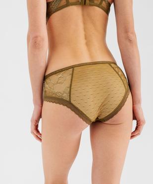 Shorty en dentelle transparente femme vue2 - GEMO(HOMWR FEM) - GEMO