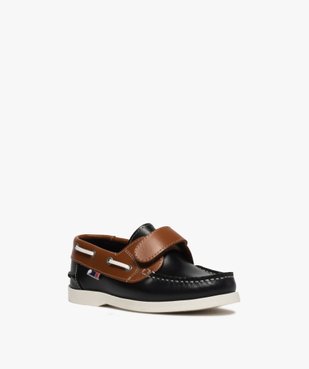 Chaussures bateau garçon dessus cuir à scratch vue2 - Nikesneakers (ENFANT) - Nikesneakers