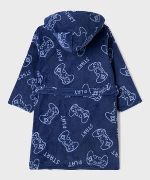 Robe de chambre imprimée gaming garçon vue3 - GEMO (ENFANT) - GEMO