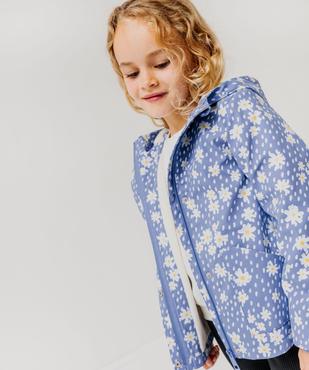 Imperméable à capuche et doublure chaude avec imprimé animé fille vue1 - GEMO (ENFANT) - GEMO