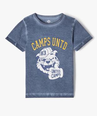 T-shirt imprimé style US garçon vue1 - CAMPS - GEMO