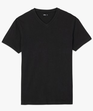 Tee-shirt homme à manches courtes et col V vue4 - GEMO (HOMME) - GEMO