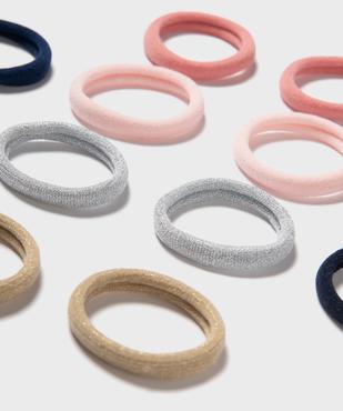 Élastique à cheveux en mousse pailletée (lot de 12) vue2 - GEMO (ACCESS) - GEMO