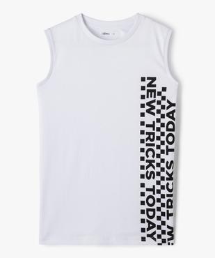 Débardeur imprimé en coton garçon vue1 - GEMO (JUNIOR) - GEMO