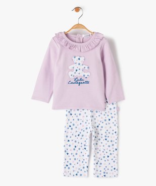Pyjama bébé fille 2 pièces - LuluCastagnette  vue1 - LULUCASTAGNETTE - GEMO