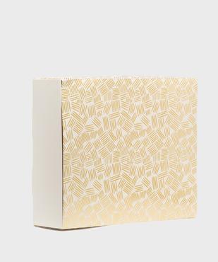 Boite cadeau rectangle à motifs scintillants vue1 - GEMO (ACCESS) - GEMO