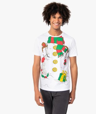 Tee-shirt homme spécial Noël à manches courtes vue1 - GEMO (HOMME) - GEMO