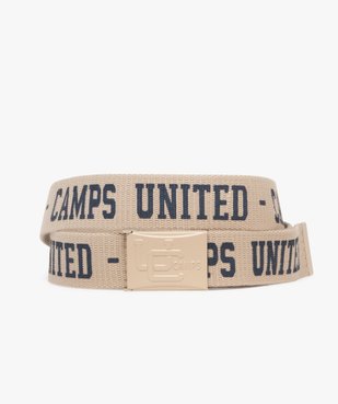 Ceinture en toile tissée homme - Camps United vue2 - CAMPS UNITED - GEMO