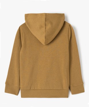 Sweat garçon à capuche en molleton imprimé vue4 - GEMO (ENFANT) - GEMO