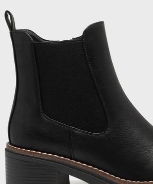 Chelsea boots à semelle crantée femme - 5 Miles vue6 - 5 MILES GEMO FOR GOOD - GEMO
