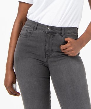 Jean femme coupe Slim taille haute vue2 - GEMO 4G FEMME - GEMO